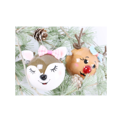 HOFF Kugeln unique "Crazy Deers"