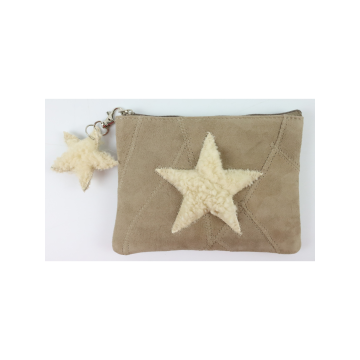 HOFF Leder Täschchen "Stern"