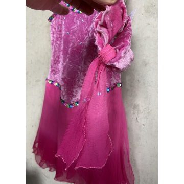 Kürkleid massgefertigt Gr. 6 - 8 Jahre