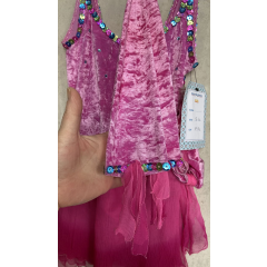Kürkleid massgefertigt Gr. 6 - 8 Jahre