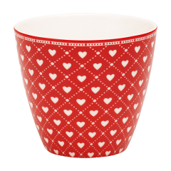 GreenGate Latte Cup Haven red