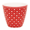 GreenGate Latte Cup Haven red