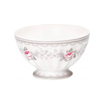 GreenGate French Bowl "flower grey"