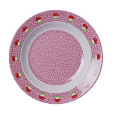 RICE Melamin Kinderteller tief "Pilz"