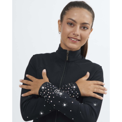 Sagester Trainingsjacke S = Gr. 12 - 14 Jahre AR5 schwarz