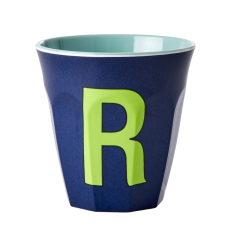 RICE Melamin Becher with Letter "R" medium