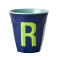 RICE Melamin Becher with Letter "R" medium