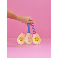 RICE Melamine Salat Löffel "Smiley"