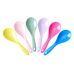 RICE Melamine Salat Löffel "Colors"