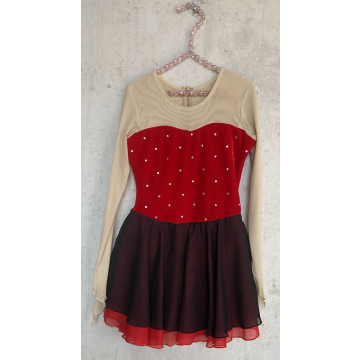 Kürkleid massgefertigt Gr. 12 - 14 Jahre