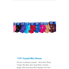 Jerrys Handschuhe Crystal Gr. one size ab ca. 8 Jahre fuchsia