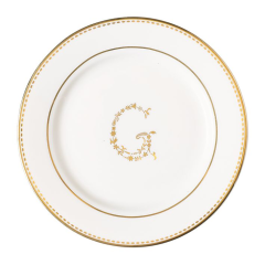 GreenGate Small plate gold "G",15 cm
