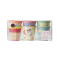 RICE 6 small two tone Melamine cups with assorted go for the fun prints