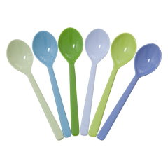 RICE Long Melamine Vintage Spoon in 6 assorted go for the fun colour