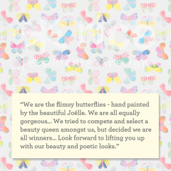 RICE Melamin Bowl two tone with "Butterfly" print