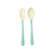 RICE Kids Melamie Spoon and Fork with boys "happy camper" print