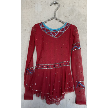 Kürkleid massgefertigt Gr. 6 - 8 Jahre