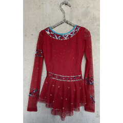 Kürkleid massgefertigt Gr. 6 - 8 Jahre