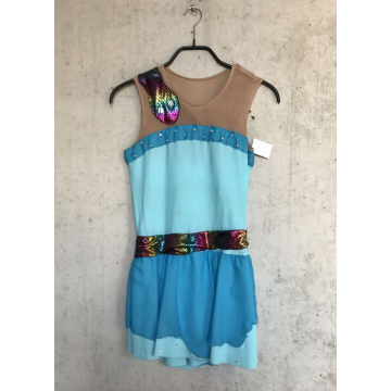 Kürkleid massgefertigt. Gr. L - XL