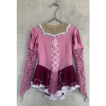 Kürkleid massgefertigt Gr. 6 - 8 Jahre