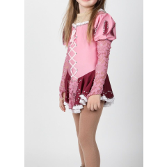 Kürkleid massgefertigt Gr. 6 - 8 Jahre