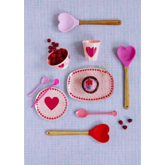 RICE Kitchen Silicon Heartshaped Spoon in Assorted colors