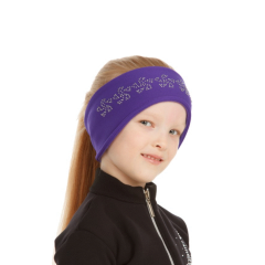 KMC Stirnband mit Crystal "Schneeflocke" und Crystal AB