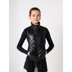 JIV Gilet "FORTIS" Gr. XS adult black-black