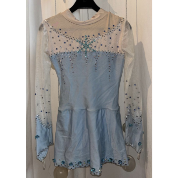 Kürkleid massgefertgt Gr. 6 - 8 Jahre