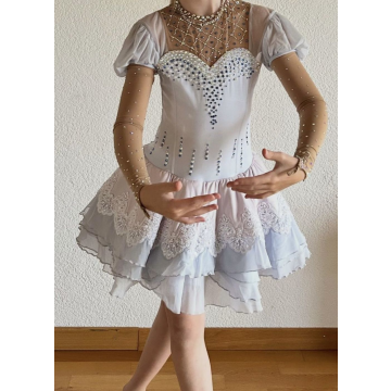 Kürkleid massgefertigt Gr. 10 - 12 Jahre