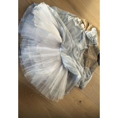 Kürkleid massgefertigt Gr. 10 - 12 Jahre