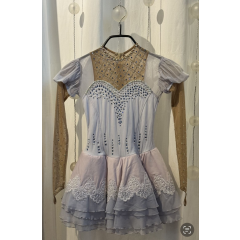 Kürkleid massgefertigt Gr. 10 - 12 Jahre