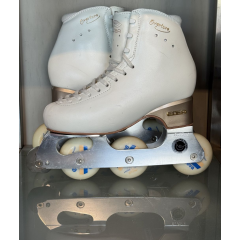 Edea OVERTURE  Pic Frame und "geneva" Rollen 240 C = Gr. 36