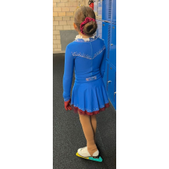 Kürkleid massgefertigt Gr. 6 - 8  Jahre