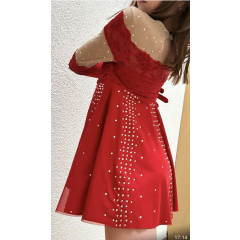 Kürkleid massgefertgt  Gr. 8 - 10 Jahre