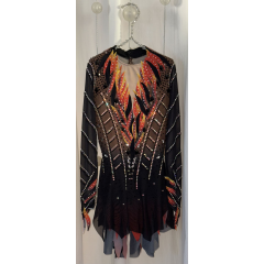 Kürkleid massgefertigt Gr. S - M adult