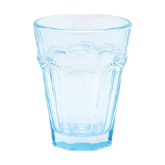 Water Glass Abelone pale blue H: 10.5cm
