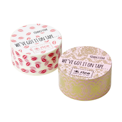 RICE Large Roll of Tape in 2 Assorted Designs